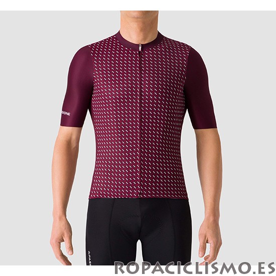 2019 Maillot La Passione Tirantes Mangas Cortas Rojo Blanco Azul